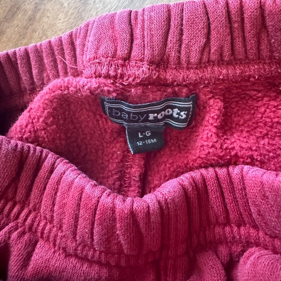 Red Roots Baby Sweatpants, 12-18month - Picture 3 of 5